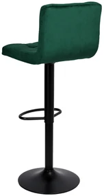 JAKS SCAUN DE BAR ARAKO BLACK VELUR  VERDE