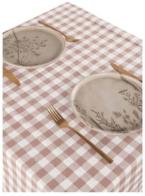 Față de masă din bumbac 150x150 cm Gingham – Tiseco Home Studio