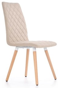 Scaun de bucaterie Robbins, bej/fag