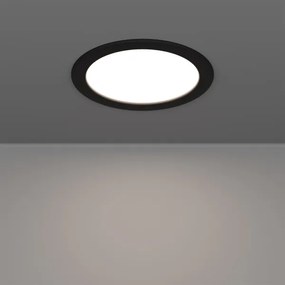 Eglo 901427-LED RGBW Plafonieră LED pentru baie FUEVA-Z LED/9,5W/230V 16,8cm IP44 negru