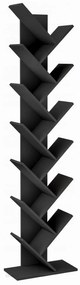 BIBLIOTECA neagra 222 cm