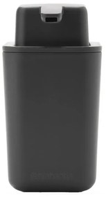 Dozator pentru sapun lichid Brabantia SinkSide 1003313, 250 ml, Curatare usoara, Baza de cauciuc, Gri inchis