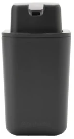 Dozator pentru sapun lichid Brabantia SinkSide 1003313, 250 ml, Curatare usoara, Baza de cauciuc, Gri inchis