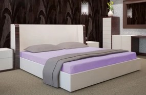 Cearsaf de pat violet deschis Lăţime: 160 cm | Lungime: 200 cm