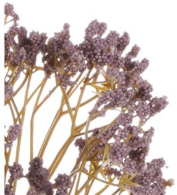Floare artificială Gypsophila violet închis, 15 x15 x 65 cm