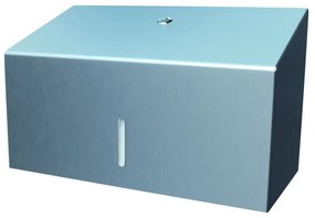 Tava pentru prosoape de hartie pliate Merida Stella Mini, otel inoxidabil mat