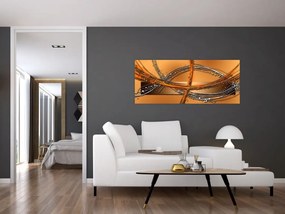 Tablou abstact (120x50 cm)