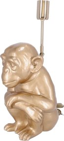 Lampa ceramica Maimuta Auriu h 35 cm