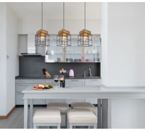 Lustră pe cablu MERRIL 3xE27/60W/230V Globo 15530-3H