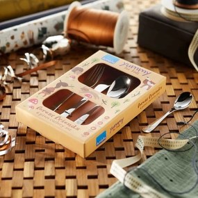 Amefa Set de 4 tacâmuri pentru copii Forest Friends