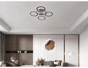 Lustră LED RGB aplicată dimabilă LED/55W/230V 3000-6500K + telecomandă