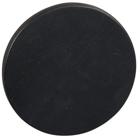 Cârlig negru de montat pe perete din lemn de stejar Milford – Rowico