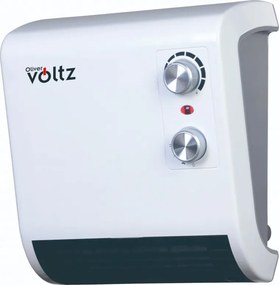 La mâna a doua: Aeroterma Oliver Voltz OV51970J, 2000W, 2 trepte, IPx2, Termostat, Alb