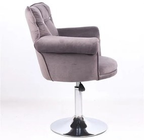 HR804CN Scaun Grafit din Catifea