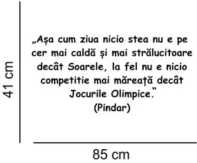 Sticker perete citat Pindar