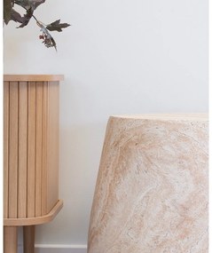 Măsuță auxiliară rotundă din piatră ø 47,5 cm Bonn – House Nordic