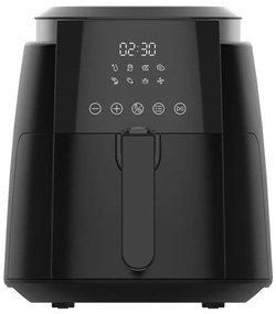Friteuza rapida cu aer cald Kumtel Digital Fast Fryer ,Pentru gatit fara ulei ,Putere 1500 W ,Capacitate 5.5L ,Display digital ,Functie deshidratare,