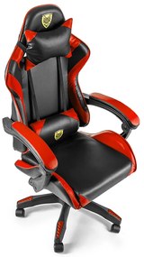 Scaun de gaming confortabil în roșu G265-RED