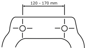 Capac de toaletă Wenko Family Easy Close, alb