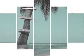 Tablou - Palma în Caraibe (150x105 cm)