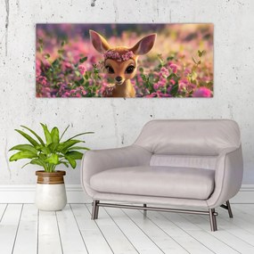 Tablou - Căprioară Drăgălașă (120x50 cm)