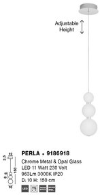 Lustra/Pendul LED design modern PERLA