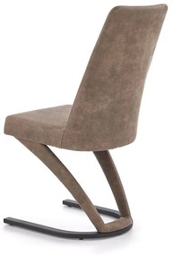 Scaun de bucaterie Reginald, maro