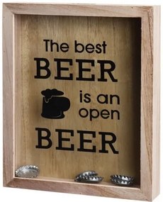 Cutie suspendată pentru dopuri de bere Beer, 20x 25 x 4,5 cm