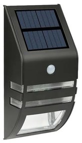 Aplică LED solară cu senzor LED/3,7V 500 mAh IP44 negru