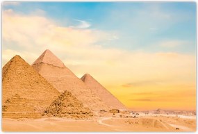 Tablou cu piramidele din Egipt (90x60 cm)
