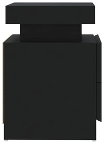 Noptiera, negru, 45x35x52 cm, PAL 1, Negru
