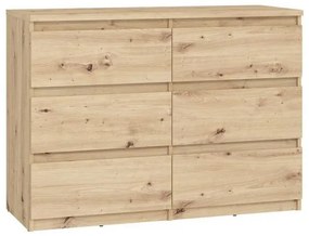 Comodă MAO cu sertare, stejar artisan