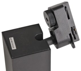 Spot pentru sistem de șină SQUARE 1xGU10/10W/230V negru