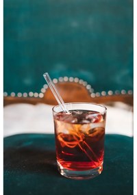 Set 6 paie din sticlă Vialli Design, lungime 15 cm