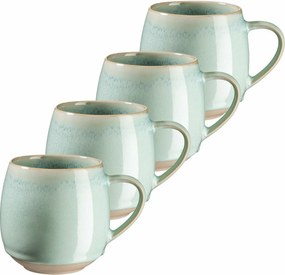 Mäser Set de căni 4 bucăți AQUATA – 355 ml, verde, 355 ml