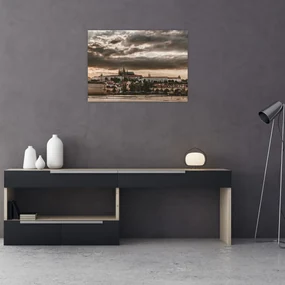 Tablou Castelului Praga în amurg (70x50 cm), în 40 de alte dimensiuni noi