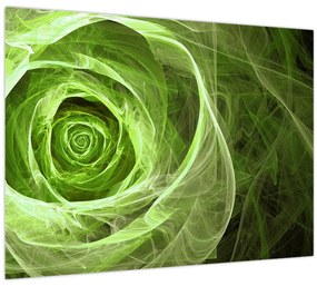 Tablou - Abstract Rose Green (70x50 cm)
