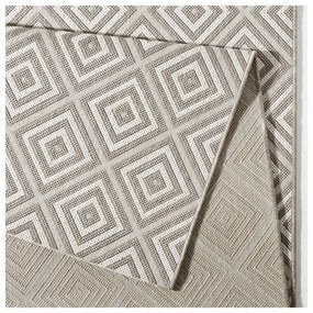 Covor de exterior NORTHRUGS Karo, 160 x 230 cm, gri
