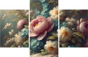 Tablou - Natură moartă cu flori - pictură (90x60 cm)