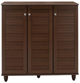 Dulap pantofi SANTΟ 16 perechi culoarea nuc 89.5x34.5x91.5cm