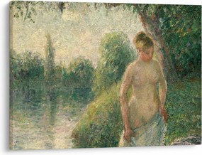 Tablou - Camille Pissarro, The Bather, reproducere (70x50 cm)
