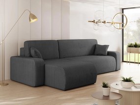 Colțar Euston L S (Gri închis) (cu sp. depozitare). Promo -17%. 1105035