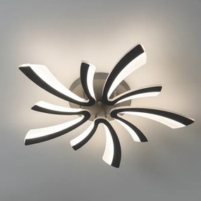 Lustră LED dimabilă aplicată Brilagi TWIST LED/55W/230V 3000-6500K antracit + telecomandă