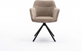 Set de 2 scaune pivotante Verona, sampanie