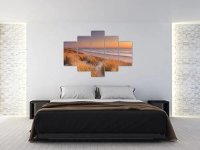 Tablou - Plajă la apus de soare (150x105 cm)