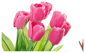 Set 3 flori artificiale în ghiveci Casa Selección Tulip