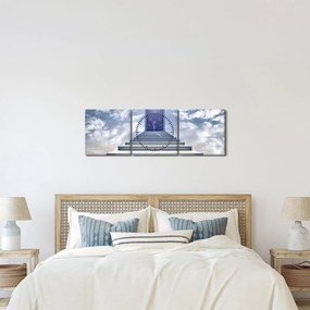 Tablou - Călătorie într-o altă dimensiune (cu ceas) (90x30 cm)
