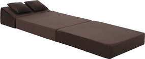 Saltea pliabilă/fotoliu extensibil, 2 in 1, maro Taupe, PELOS
