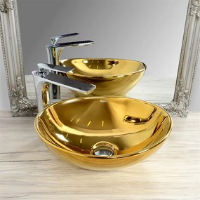 Lavoar Sofia Gold ceramica sanitara - 41 cm