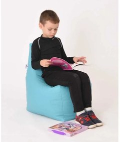 Fotoliu tip Scaun Sunlounger Junior, Material Piele ecologica - Turcoaz